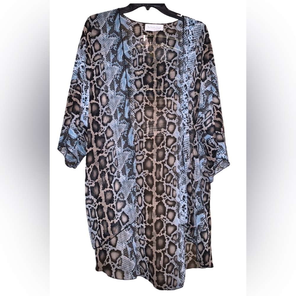 The Paisley Parrot by K Lanes Open Duster Size Medium